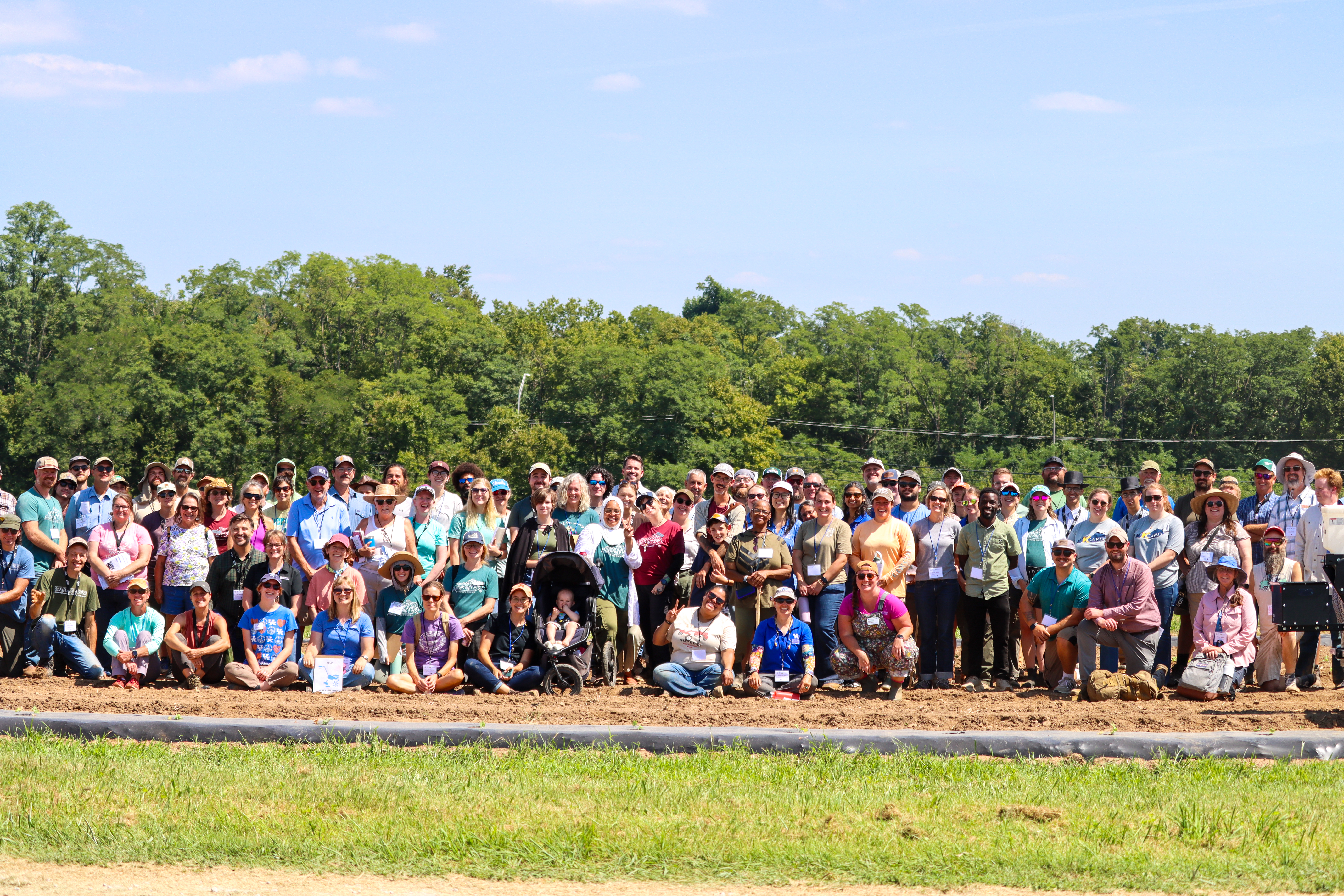 Group of people in a field