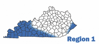 map of western part of kentucky